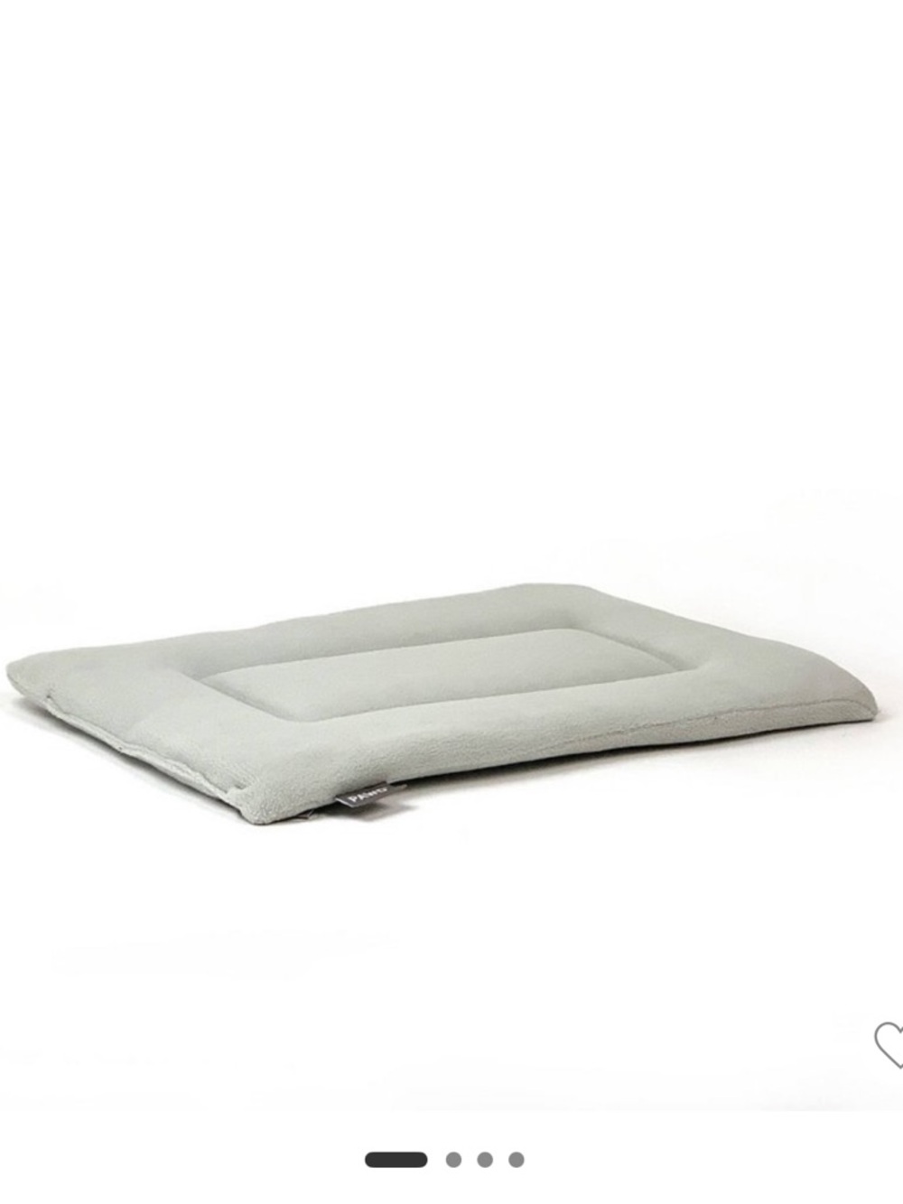 KindTail PAWD Dog Crate Pad Soft Reversible Sleeping 20” x 15.5” x 1” Soft Gray - Picture 8 of 12